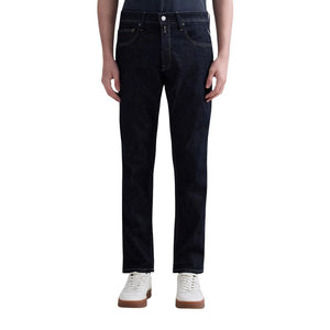 Replay Blaue Baumwolljeans im Relaxed Fit