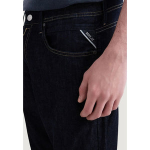 Replay Blaue Baumwolljeans im Relaxed Fit