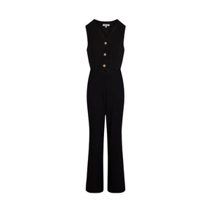 Morgan De Toi Schwarzer Jumpsuit aus Polyester