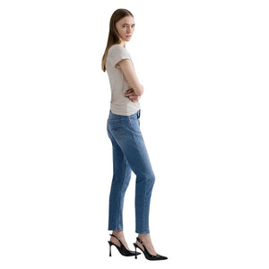 Replay Blaue Baumwoll-Skinny-Jeans
