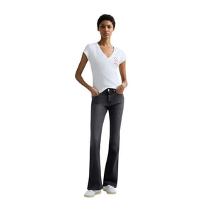 Replay Schwarze Baumwolljeans im Relaxed Fit