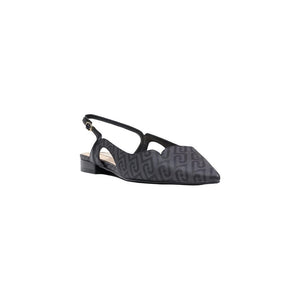 Liu Jo Schwarze Polyethylen-Plateau-Pumps