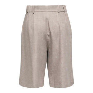 Only Graue Bermuda-Shorts aus recyceltem Polyester