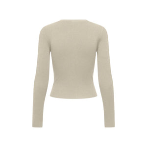 Only Beige Viskose Cardigan