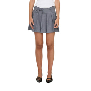 Only Grauer Minirock aus recyceltem Polyester
