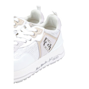 Liu Jo Weiße Sneaker aus Polyethylen mit klobiger Sohle
