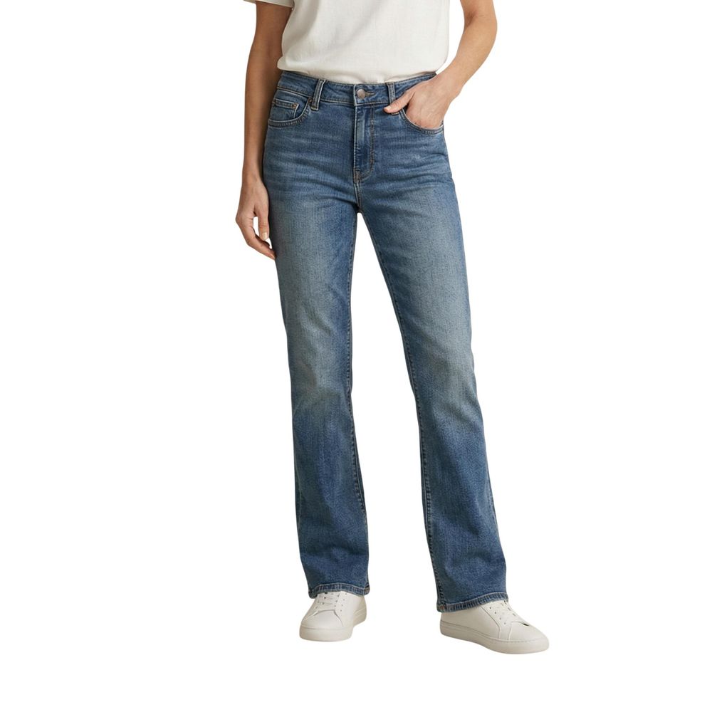Levi's Blaue Bootcut-Jeans aus Baumwolle