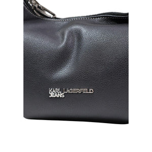 Karl Lagerfeld Schwarze Handtasche aus Polyethylen