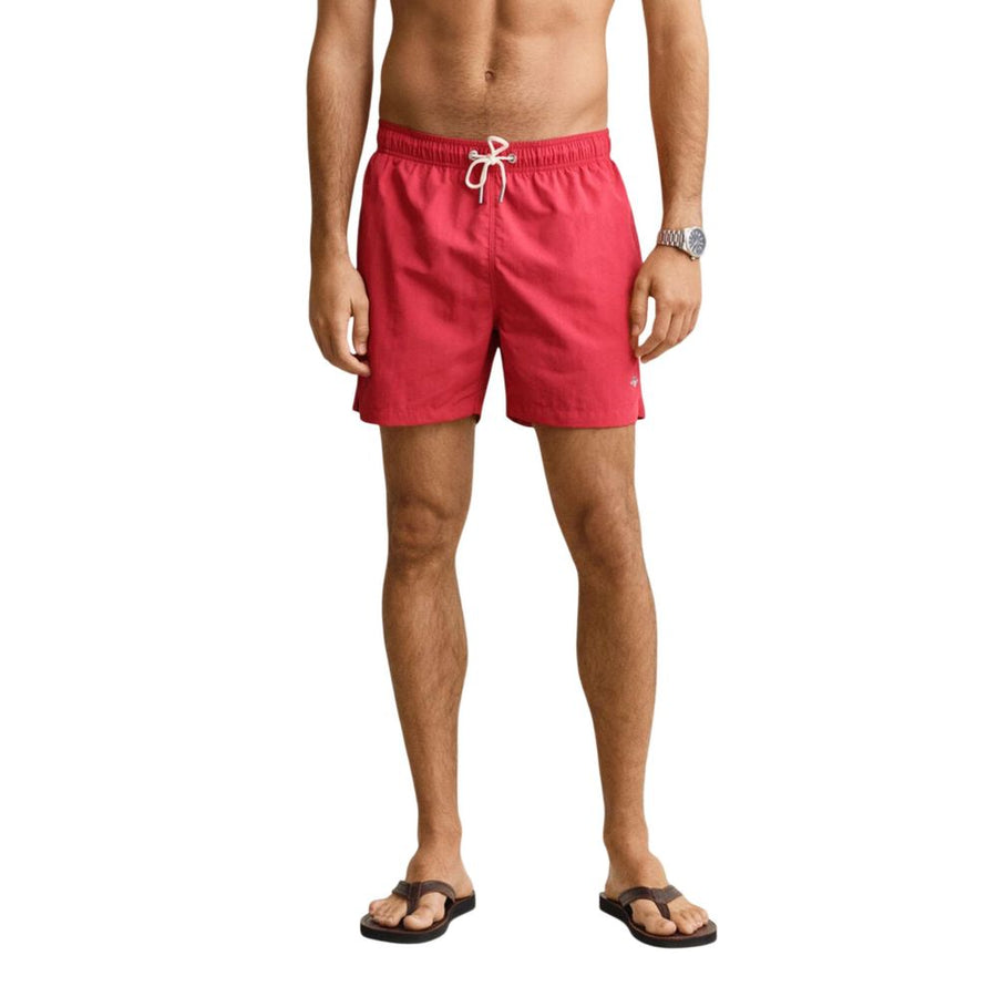 Gant Rote Badeshorts aus recyceltem Polyamid