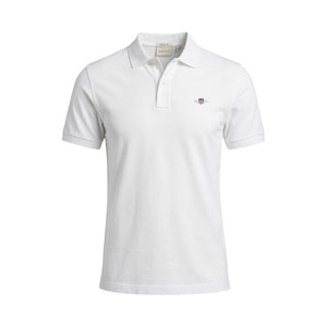 Gant Weißes Poloshirt aus Baumwolle