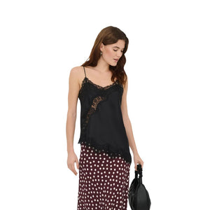 Jacqueline De Yong Schwarze Tanktops aus Polyester