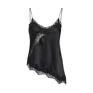 Jacqueline De Yong Schwarze Tanktops aus Polyester