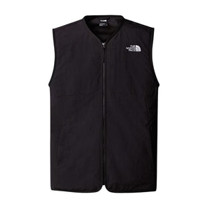 The North Face Schwarze ärmellose Nylon-Jacke