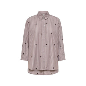 Only Braune Bluse aus recyceltem Polyester