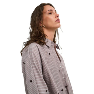 Only Braune Bluse aus recyceltem Polyester