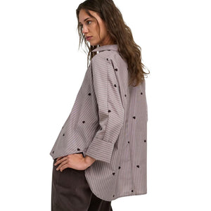 Only Braune Bluse aus recyceltem Polyester