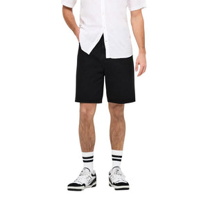 Only & Sons Schwarze Bio-Baumwoll-Bermudashorts