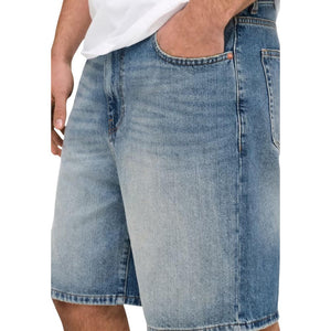 Only & Sons Hellblaue Bermuda-Shorts aus Bio-Baumwolle