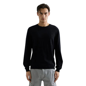 Replay Schwarzer Baumwoll-Sweatshirt