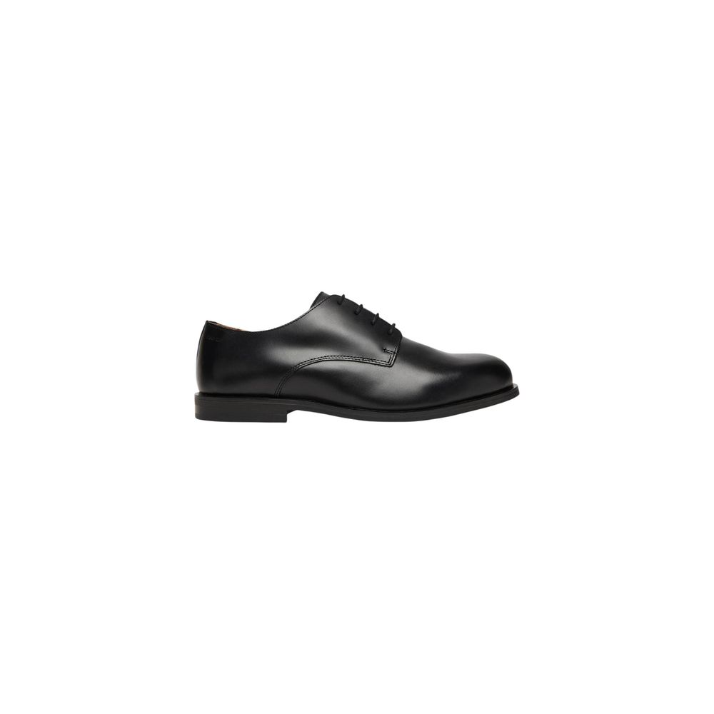 Calvin Klein Schwarze Oxford- und Derby-Schuhe aus Leder