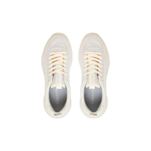 Calvin Klein Jeans Beige Leder Chunky Sneaker