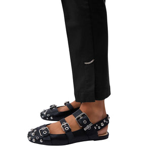 Liu Jo Schwarze Baumwoll-Chino-Hose