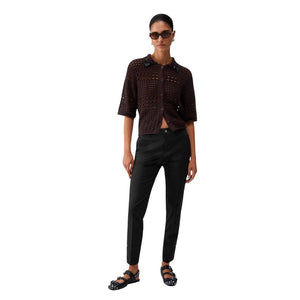 Liu Jo Schwarze Baumwoll-Chino-Hose