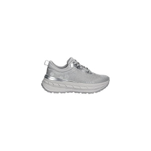 Guess Silberne Chunky Sneaker aus Polyester