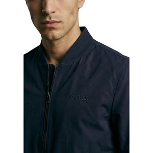 Guess Blauer Polyester-Bomber
