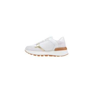 Liu Jo Weiße Sneaker aus Kunstleder im Athletic-Look