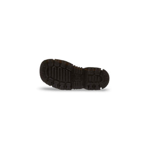 Dr. Martens Schwarze Leder Plateau-Sandalen