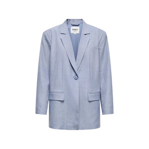 Only Blauer Blazer aus Polyester