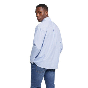 Only & Sons Blaues Baumwollhemd mit Muster