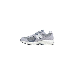 New Balance Graue Leder-Sneaker im Athletic-Look
