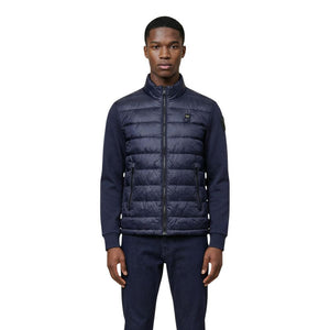 Blauer Blaue Shell-Jacke aus Polyamid