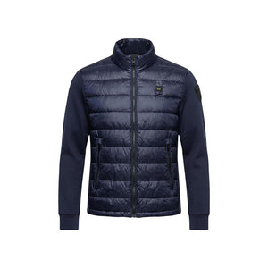 Blauer Blaue Shell-Jacke aus Polyamid