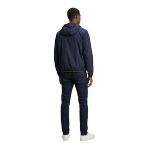 Blauer Blaue Shell-Jacke aus Polyamid
