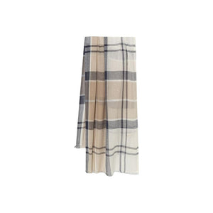 Barbour Cremefarbener Baumwollschal