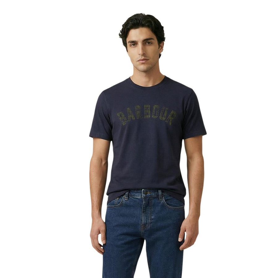 Barbour Blaues Baumwoll-T-Shirt