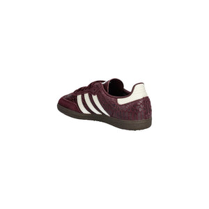Adidas Originals Sneakers aus bordeauxfarbenem Leder mit niedrigem Schaft