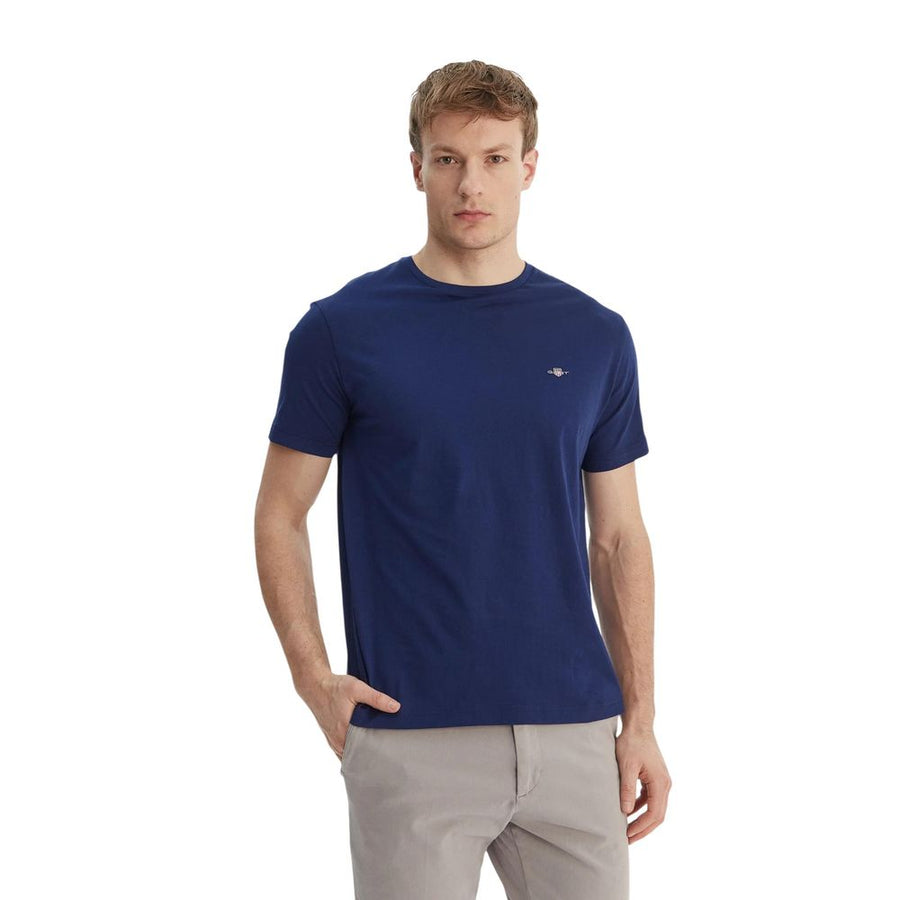 Gant Blaues Baumwoll-T-Shirt