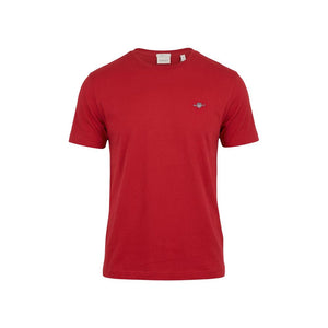 Gant Rotes Baumwoll-T-Shirt