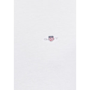 Gant Weißes Baumwoll-T-Shirt