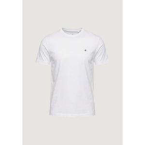 Gant Weißes Baumwoll-T-Shirt