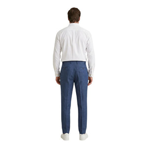 Borghese Blaue Leinenhose