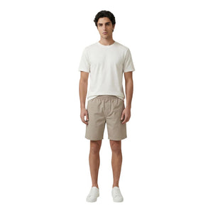 Armani Exchange Beige Baumwollshorts Knielang