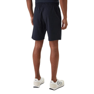 EA7 Emporio Armani Blaue Baumwoll-Bermudashorts