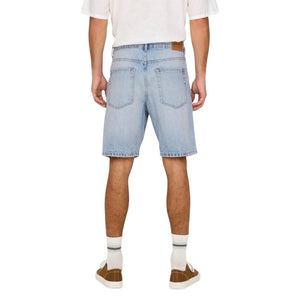 Only & Sons Hellblaue Baumwoll-Bermudashorts
