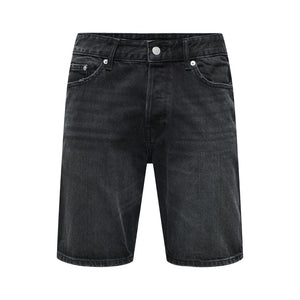 Only & Sons Schwarze Denim-Shorts