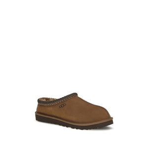 UGG Braune Nubukleder-Clogs